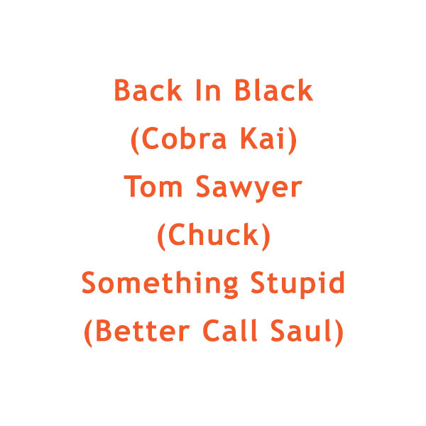 TV Show Episodes Named After Songs